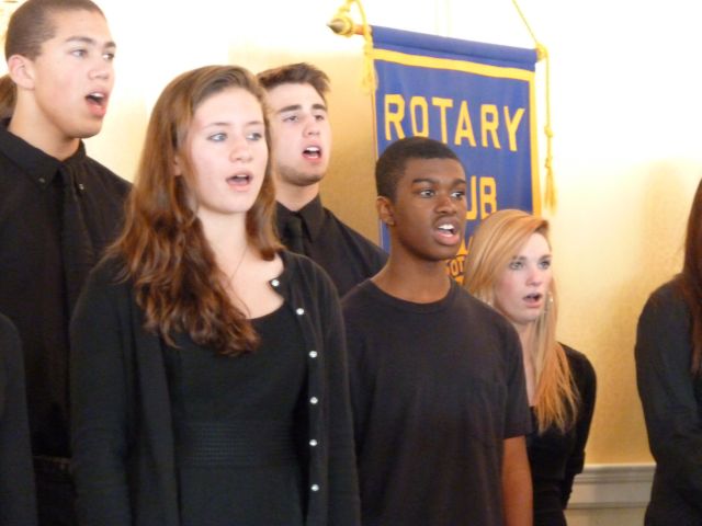 Arlington High School
      Choir sings for our before Christmas meeting